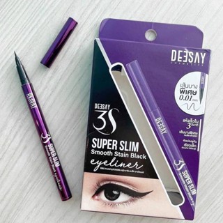 ราคาต่อแท่ง ดีเซ้ย์ อายไลเนอร์ DEESAY 3S SUPER SLIM SMOOTH STAIN BLACK EYELINER