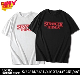 LIFE เสื้อยืดคอกลม Cotton 100% สกรีนลายสเตรนเจอร์ธิงส์ Stranger Things (แขนสั้น)