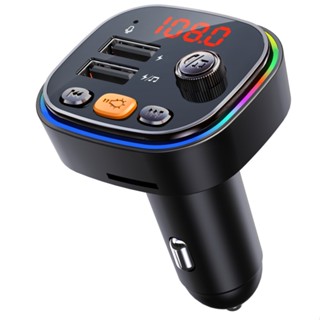 บลูทู ธ ตัวรับรถบลูทู ธ FM Transmitter เครื่องเล่น MP3 รถยนต์ BT36B-Black