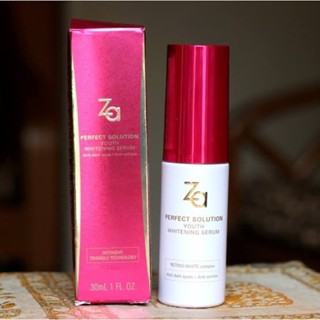 (เซรั่มลดริ้วรอย) Za perfect solution youth whitening serum 30ml