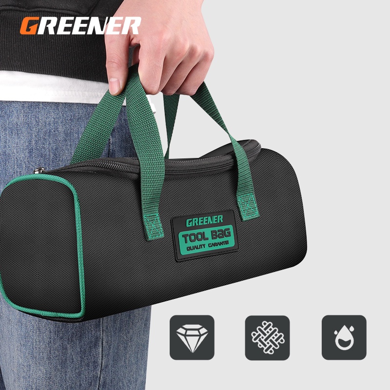Greener กระเป๋าเครื่องมือช่างไฟฟ้า ผ้าออกซ์ฟอร์ด 1680D อเนกประสงค์ กันน้ํา กันตก แบบพกพา