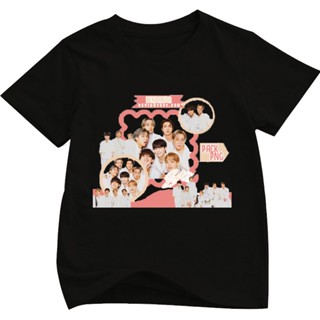 Tee BTS ใหม่เด็กเสื้อยืดผู้ชายเสื้อยืดสาวแขนสั้น Tshirt ท็อปส์ซูเสื้อยืดเด็กเสื้อยืดเสื้อผ้า ]Qv