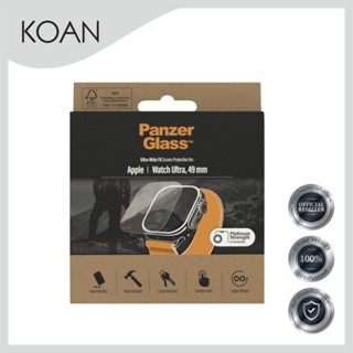 ฟิล์มกันรอยนาฬิกาสมาร์ทวอทช์ PanzerGlass Screen Protector Ultra Wide Fit for Ap Watch Ultra [49mm]