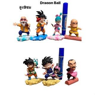 โมเดล ดาร์ก้อนบอลขี่เมฆ (Dragon Ball) ชุด 7 ตัว ความสูง 9 cm (c/m)