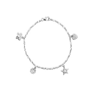 Jewelry Buffet Snowflake  Bracelet สร้อยข้อมือ สร้อยข้อมือคริสต์มาส สร้อยข้อมือเกล็ดหิมะ สร้อยข้อมือเงินแท้ เงินแท้925