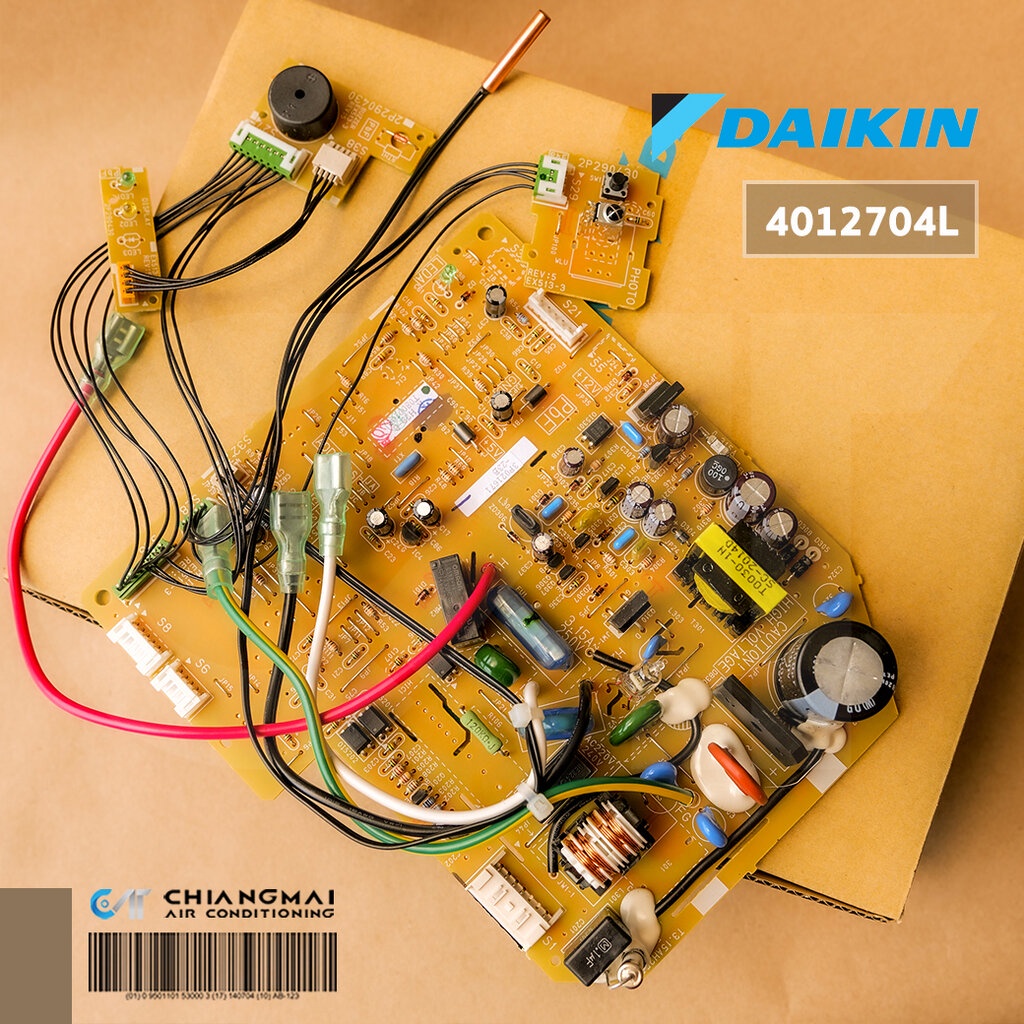 4012704 แผงวงจรแอร์ Daikin แผงบอร์ดแอร์ไดกิ้น แผงบอร์ดคอยล์เย็น รุ่น AT18KV2S, FT18LV2S