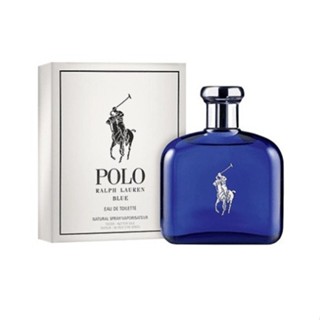 polo ralph lauren blue eau de toilette 125ml กล่องเทส