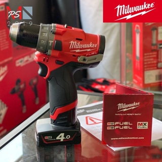 Milwaukee M12 สว่านกระแทก ไร้สาย 12โวลต์ เครื่องเปล่า ประกันศูนย์ 1ปี สว่านไฟฟ้า สินค้าแท้ใหม่ เครื่องมือ มิววอคกี้