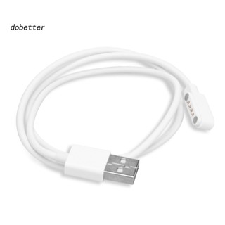 &lt;Dobetter&gt; สายชาร์จแม่เหล็ก USB 4Pin แบบสากล สําหรับสมาร์ทวอทช์เด็ก