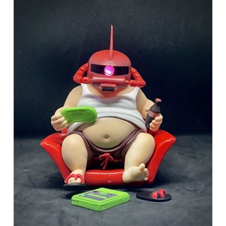 (กรุงเทพ) MS-06S ZAKU II Fat ZAKU อ้วน Gundam Series LED PVC Figure 13 cm (มีไฟ)