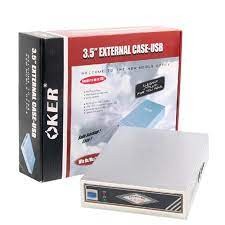 Enclosure 3.5 IDE+Sata OKER (OE-838) Silver