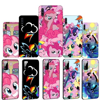 เคสโทรศัพท์มือถือ ลายดาว สําหรับ Samsung Galaxy A6 A8 A9 Plus Star Pro A03 Core A03S A10 A11 M11 230411 เคสโทรศัพท์มือถือแบบนิ่ม ลายม้ามายลิตเติ้ลโพนี่ สีดํา