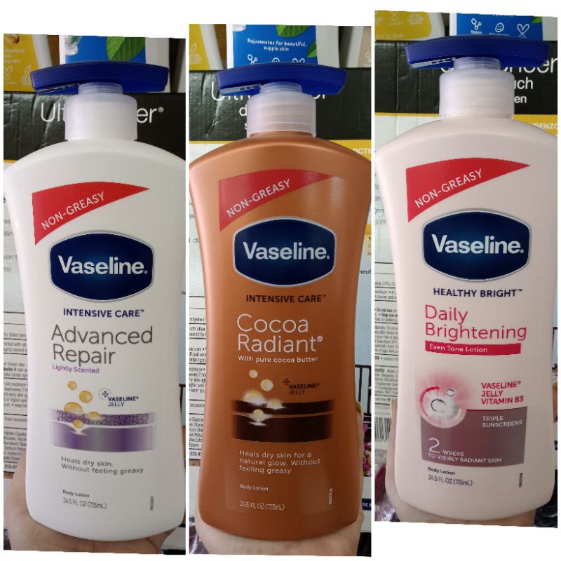 โลชั่นVaseline Intensive Care Lotion,  725 ml. ขวดใหญ่เบิ้ม