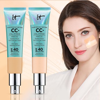 แท้ทั้งร้าน !! แบ่งขาย2รุ่น IT COSMETICS YOUR SKIN BUT BETTER CC CREAM OIL FREE MATTE SPF40