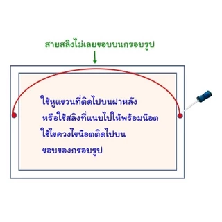 กรอบรูปขอบทองแขวนผนัง ขนาด 15”x20”, 15x21”,16x20",16x24" , A2 พร้อมกระจก+สริงแขวนผนัง