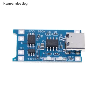 Kamembetbg โมดูลบอร์ดชาร์จลิเธียม Type-C TP4056 18650 5V 1A TH