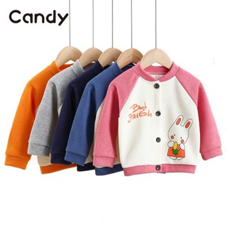 Candy Kids Candy เสื้อกันหนาวเด็ก แจ็คเก็ต เสื้อผ้าเด็ก ชุดเด็ก สไตล์เกาหลี นุ่ม และสบาย Unique ทันสมัย Beautiful Trendy CK220101 36Z230909