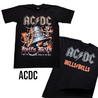 AC001 เสื้อวงร็อค ACDC เอซีดีซี เสื้อวง เสื้อยืดเอซีดีซี เสื้อวินเทจ