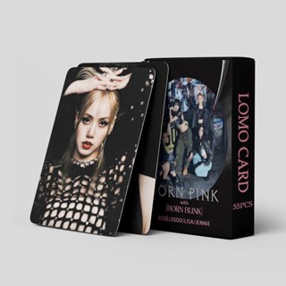 LOMO CARD BLACKPINK PINK VENOM BORN PINK SHUT DOWN แบล็กพิงก์ การ์ดโลโม่ 2 ด้าน โฟโต้การ์ด 54 ชิ้น/กล่อง 8.7×5.7 ซม.