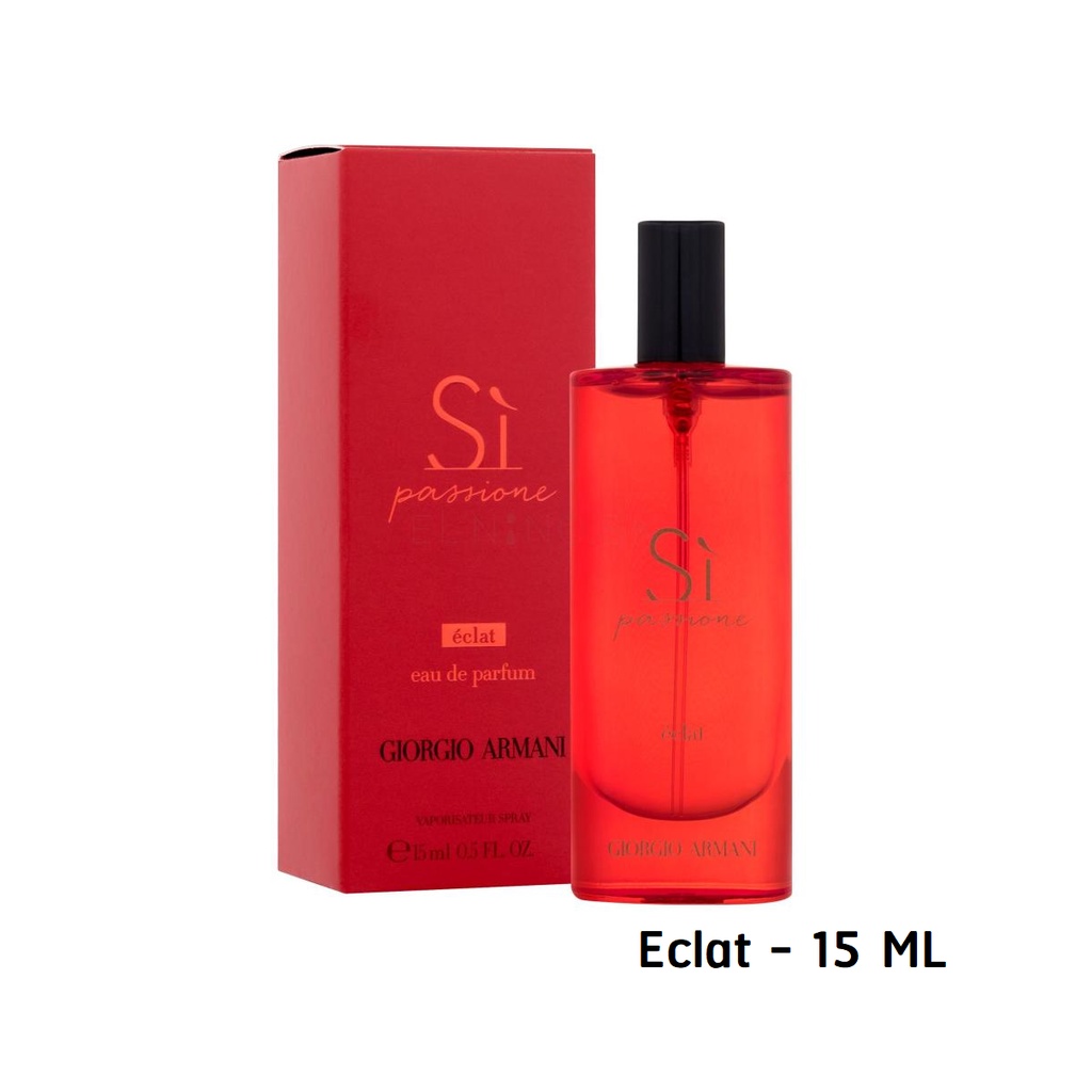 (15 ML - Eclat) Giorgio Armani  SI Passione Eclat EDP 15 ml. กล่องซีล