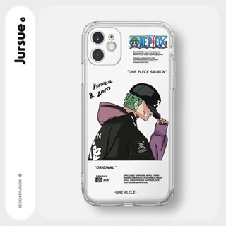 One Piece Roronoa Zoro เคสไอโฟน iPhone X Xr Xs Max 13 14 11 pro max เคส 14plus 8พลัส case 12 pro 7 8plus se2020 ใส cover