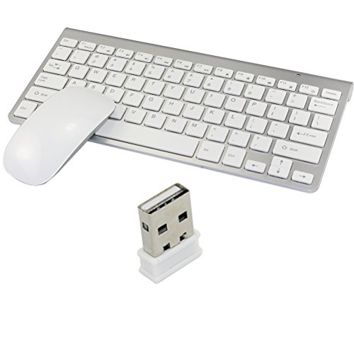 ชุดคีย์บอร์ดเมาส์ไร้สาย Keyboard&Mouse Wireless Ultra Thin KS-800 แป้นพิมพ์ภาษาอังฤกษ/ไทย สำหรับโน๊ตบุ๊ค/Computer.