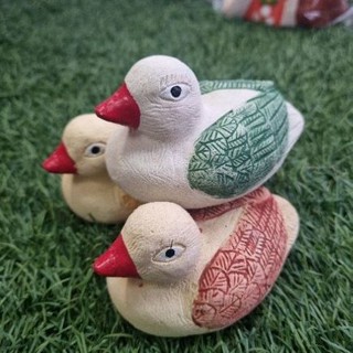 ตุ๊กตาเป็ดหินทรายปูนปั้น  ตกแต่งบ้านและสวน