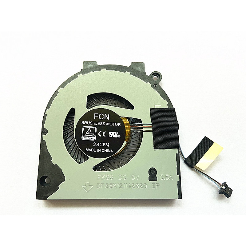 พัดลมระบายความร้อน CPU ใหม่สําหรับ DELL Inspiron 5580 5581 5585 5482 5488 5481 P93G 8W6DJ 0G0D3G DFS