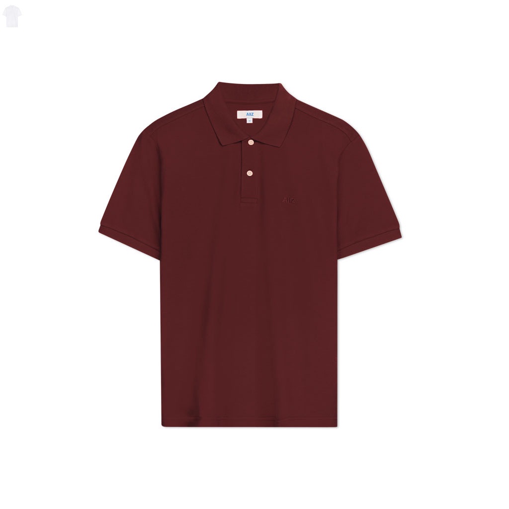 AIIZ (เอ ทู แซด) - เสื้อโปโลแขนสั้น ปักโลโก้AIIZ  AIIZ Logo Polo Shirts