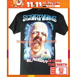 เสื้อวง Scorpions เสื้อวงดังๆ วินเทจ เสื้อวินเทจ สกอร์เปียนส์ SPS1625