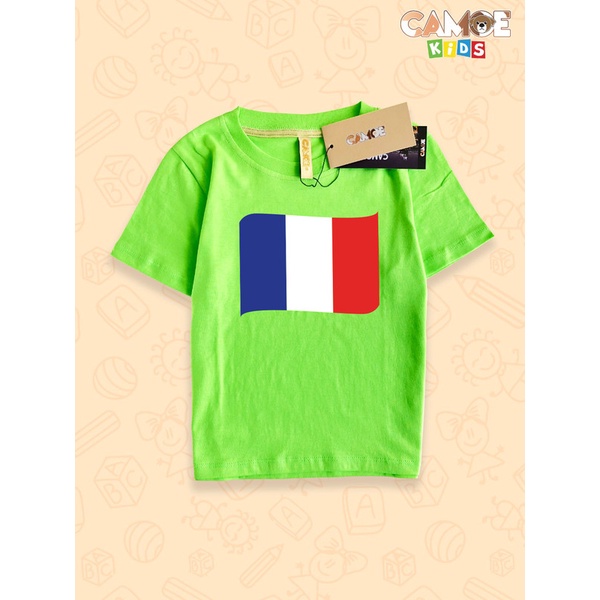 KIDS World Cup เสื้อยืดเด็ก France flag World Cup