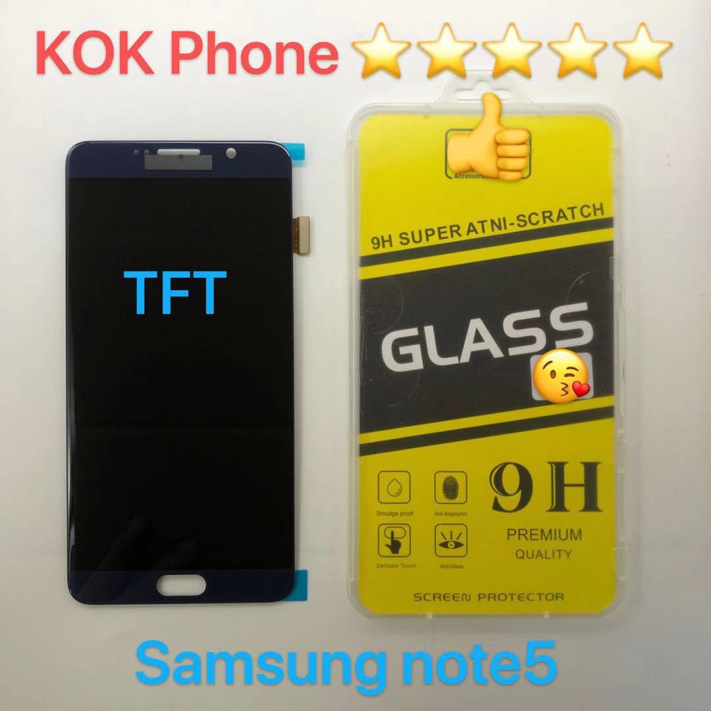 ชุดหน้าจอ Samsung note5 TFT แถมฟิล์ม