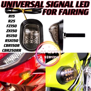 ไฟสัญญาณเลี้ยว LED สําหรับ YAMAHA HONDA RSX150 RS150 RS150R R25 R15 V4 MT15 MT25 R15M CBR150R R15M MATA GABAN