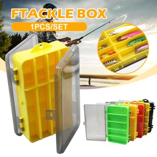 【CUNDA】 การจัดเก็บสองด้าน กล่องเก็บอุปกรณ์ตกปลา กล่องใส่เหยื่อตกปลา Fishing Tackle Box กล่องเคส สําหรับใส่จัดเก็บเหยื่อตกปลา อุปกรณ์เสริม กล่องอเนกประสงค์ กล่องใส่เหยื่อปลอม กล่องใส่เหยื่อปลอม และ อุปกรณ์ตกปลาเอนกประสงค์ใส่ได้ 2 ด้าน อุปกรณ์ตกปลา