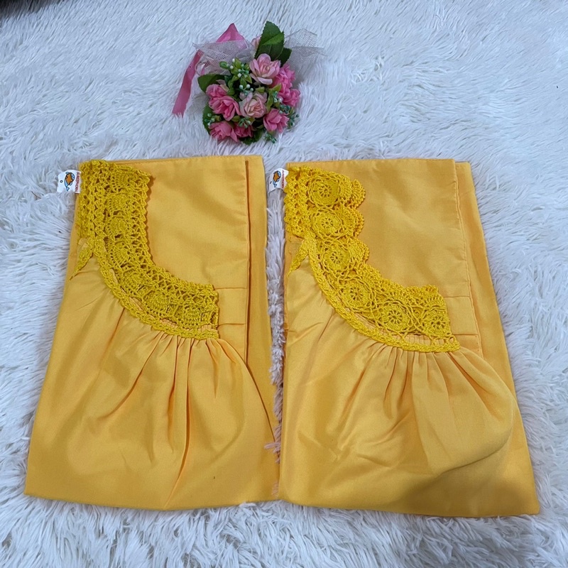 เสื้อคอกระเช้า คอลายถักฝีมือปราณีต  (เเล้วเเต่lot) ผ้าคอตตอน #1สี - รูปที่ 4