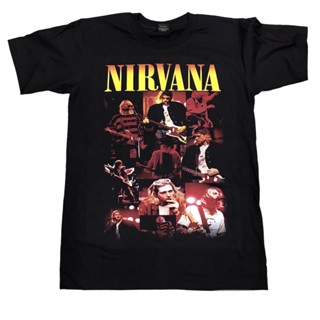 NR146 เสื้อยืดวงร็อค NIRVANA เนวานา เสื้อวง เสื้อยืดเนวานา เสื้อวินเทจ