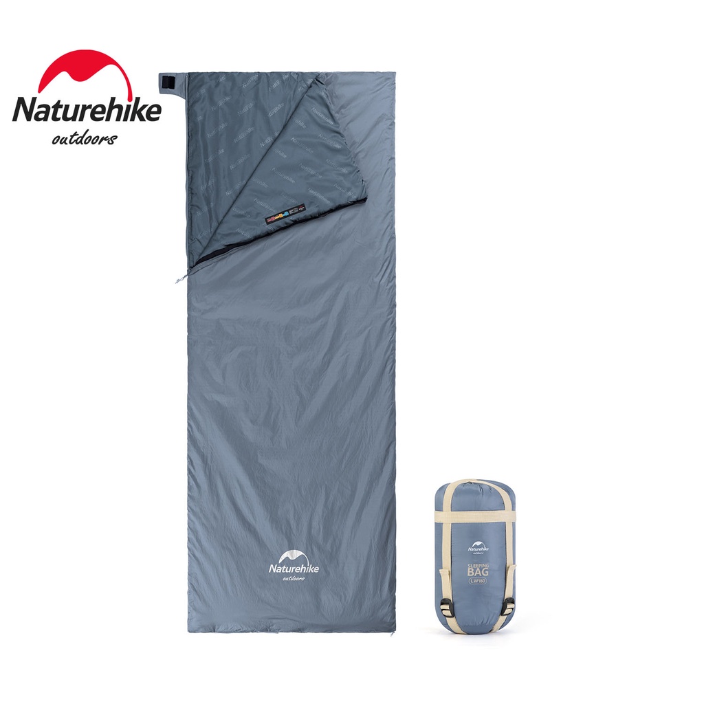 Naturehike ถุงนอนน้ำหนักเบาทึมสำหรับตั้งแคมป์กลางแจ้ง ขนาดเหมาะสำหรับผู้ใหญ่ พกพาได้อย่างคล่องตัว