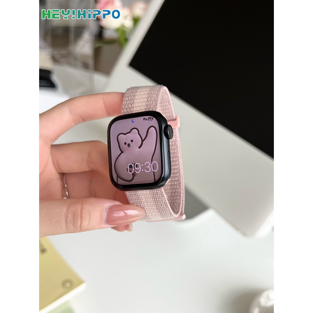 สายนาฬิกาข้อมือไนล่อน สําหรับ iwatch ultra 49 มม. iwatch series 8 7 6 se 5 4 3 45 มม. 41 มม. 40 มม. 44 มม. 42 มม. 38 มม.