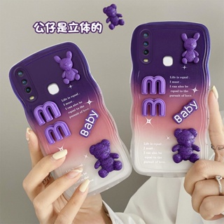 [ใหม่ล่าสุด]เคส vivo y17 เคสโทรศัพท์มือถือ ลายคลื่น สามมิติ พร้อมตุ๊กตา สําหรับ vivo y11 vivo u10 vivo y12 y15 y17