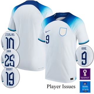 เสื้อกีฬาแขนสั้น ลายทีมชาติฟุตบอล Player Issues-2022-23 Engand ไซซ์ S-2XL 22-23