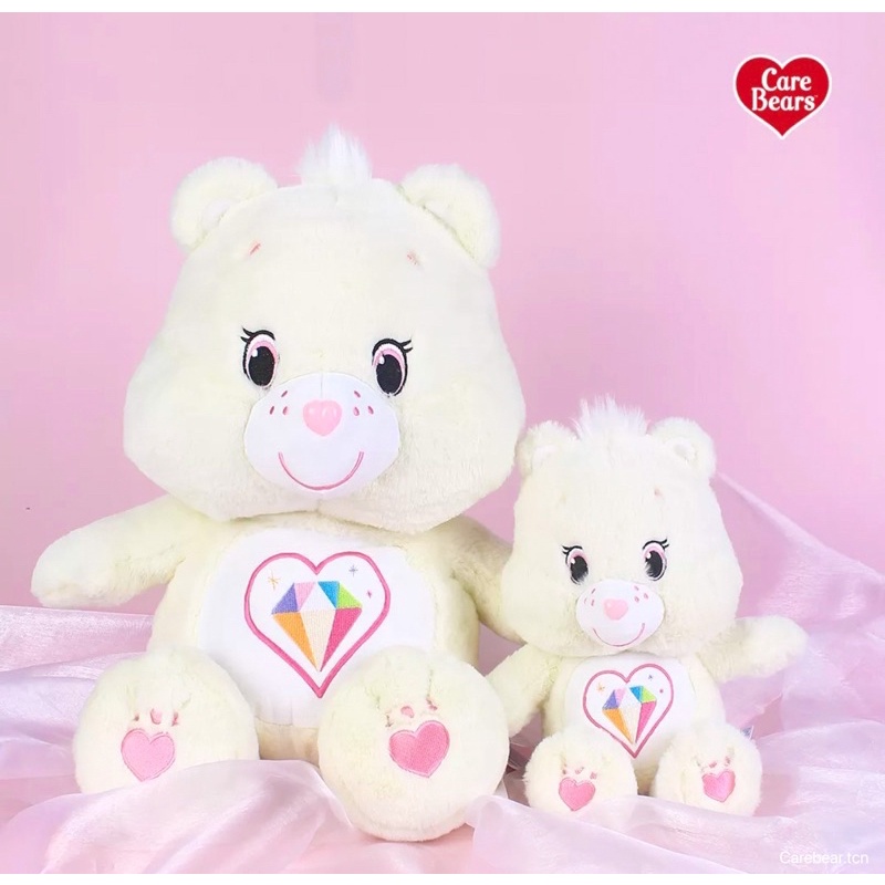 NEW IN!!🌈Care Bears-ตุ๊กตาหมีแคร์แบร์ Sparkle Heart bear ลิขสิทธิ์แท้100% 💖💎