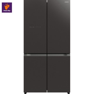 HITACHI ตู้เย็น 4 ประตู (20.1 คิว , สี Glass Mauve Gray) รุ่น R-WB640VF GMG