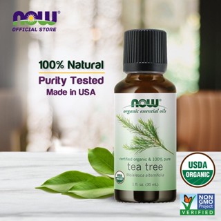 Now Foods, Organic Essential Oils, Tea Tree, 1 fl oz (30 ml)