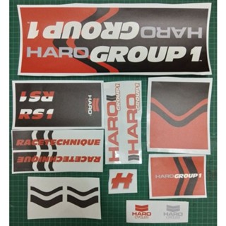 สติกเกอร์ใส สีแดง สําหรับ BMX Haro Group 1 RS1