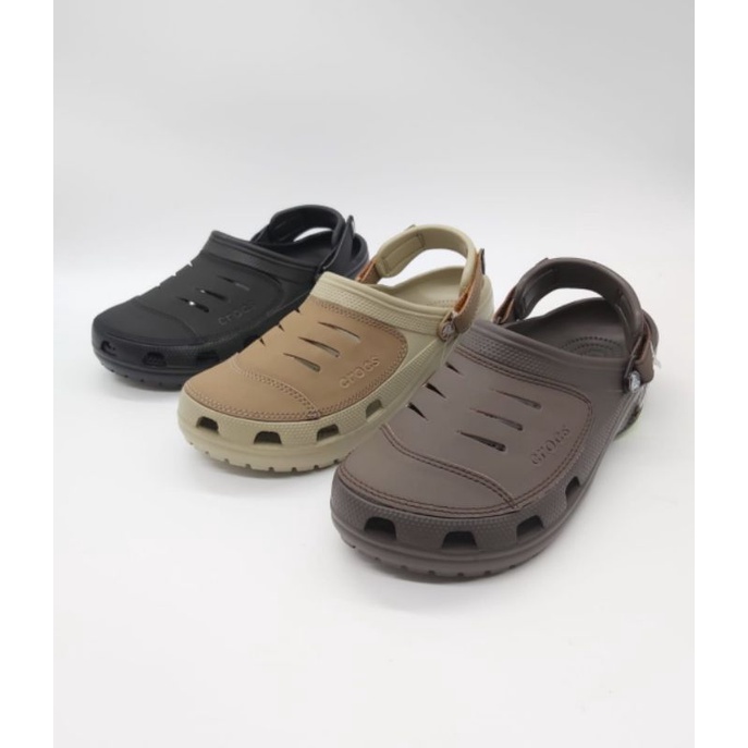 Men& 39;s Crocs Yukon Leather sandals/Crocs Yukon Leather sandals/ Yukon