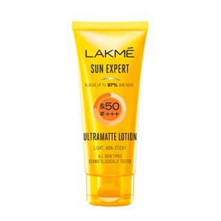 ครีมกันแดด/Lakme Sun Expert SPF 50 PA+++ Ultra Matte Lotion Sunscreen, Blocks Upto 97% Harmful Sunrays