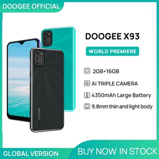 DOOGEE X93 Mobile Phone 9.8mm Thin and Light Body Android 10 AI Triple Camera 8MP 6.1&amp;quot; Waterdrop Screen 4350mAh Smartphone