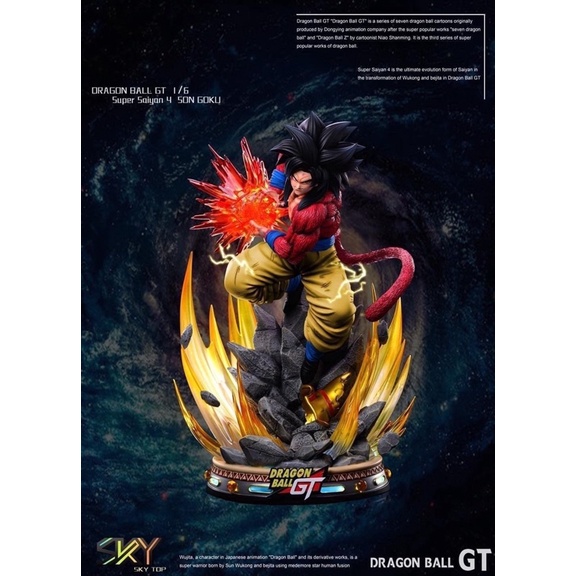 Son Goku SS4 By Sky Top Studio Dragonball gt