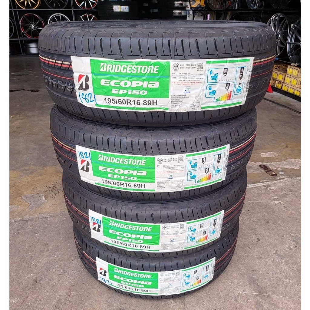 🔴 ยาง Bridgestone Ecopia EP150 195/60R16 ปี 21