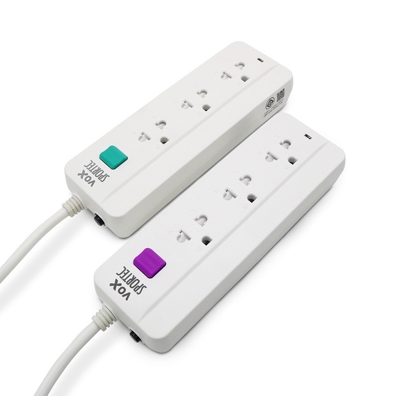 ปลั๊กไฟ Vox Sportec : ปลั๊กไฟ มอก. ปลั๊กพ่วง ปลั๊ก3ตา - รูปที่ 4